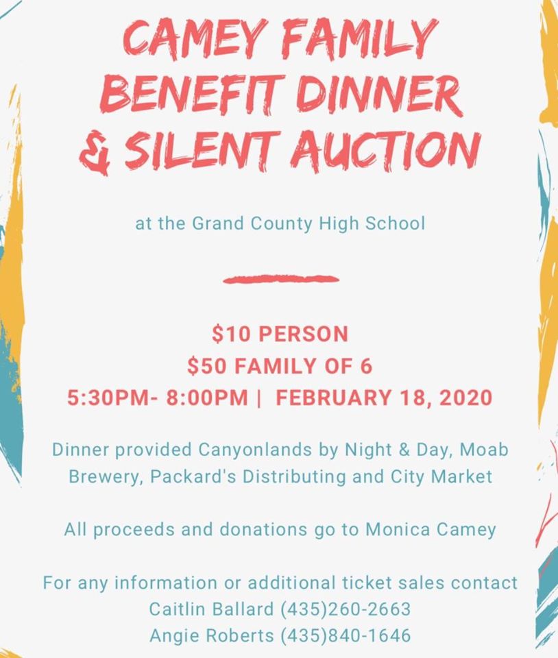 Camey Family Benefit Poster