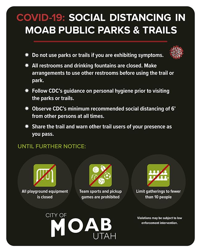 Parks and Trails COVID-19 Sign-for web