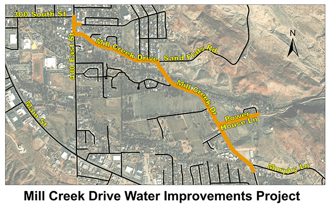 Mill Creek waterline project map-for web