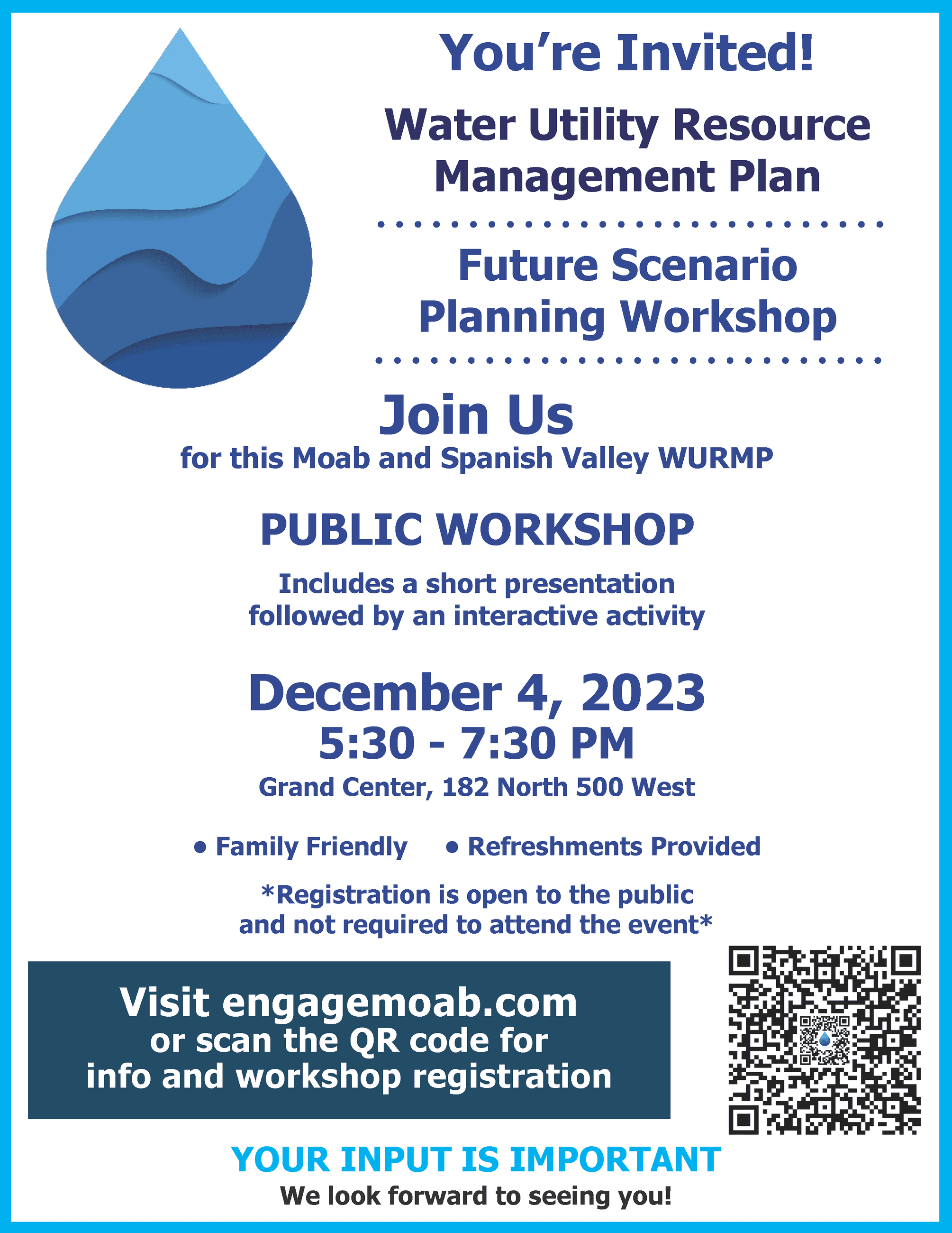 WURMP Future Scenario Planning Workshop Rescheduled