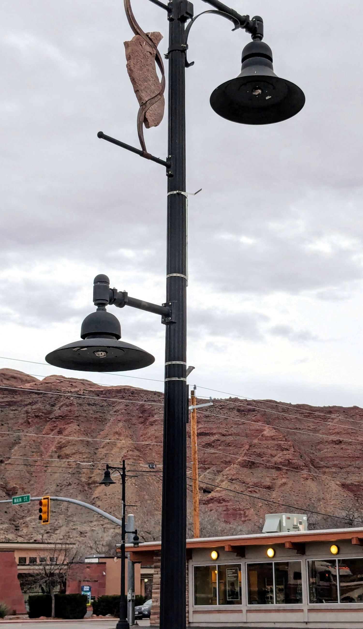 Retrofitted decorative light