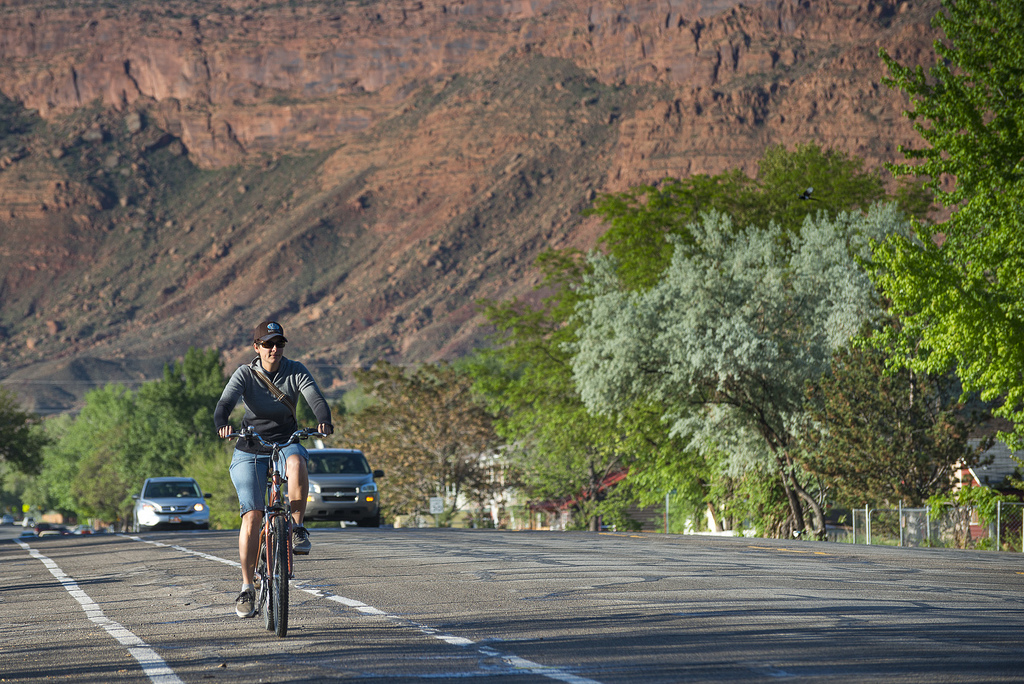 Biking in Moab